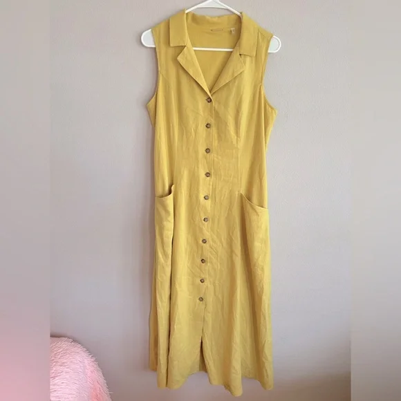 bump friendly linen dress PinkBlush Beige Fringe Linen Maternity Dress